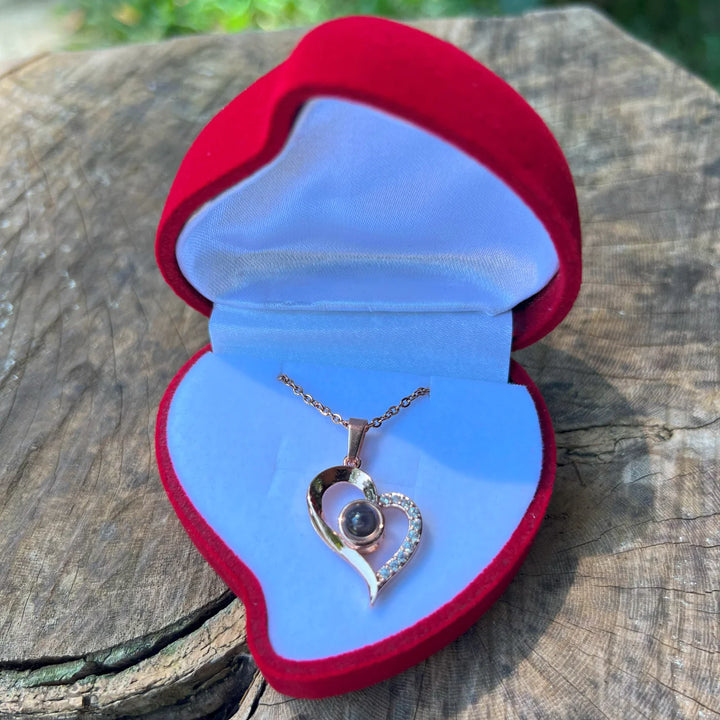 Collar Te amo 100 idiomas + Caja Regalo Lujo ❤️🎁